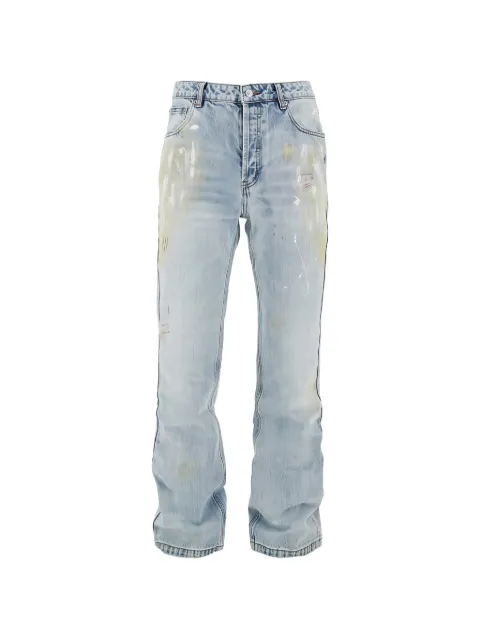 COLE BUXTON paint-splatter distressed jeans Blue SS26PMJN190