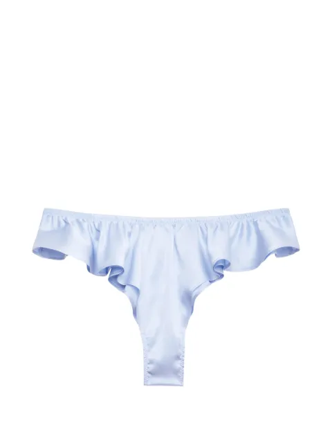 Fleur Du Mal Luxe Flutter briefs Blue PY0342612