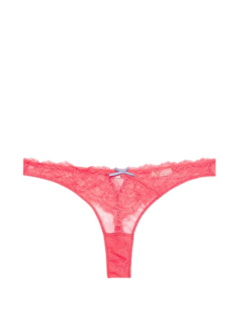 Fleur Du Mal Bianca lace thong Pink PY05041020