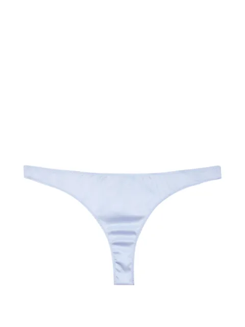 Fleur Du Mal Luxe thong Blue PY0241612