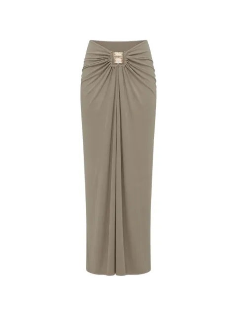 Christopher Esber Bezel Quartz maxi skirt Neutrals 24004019