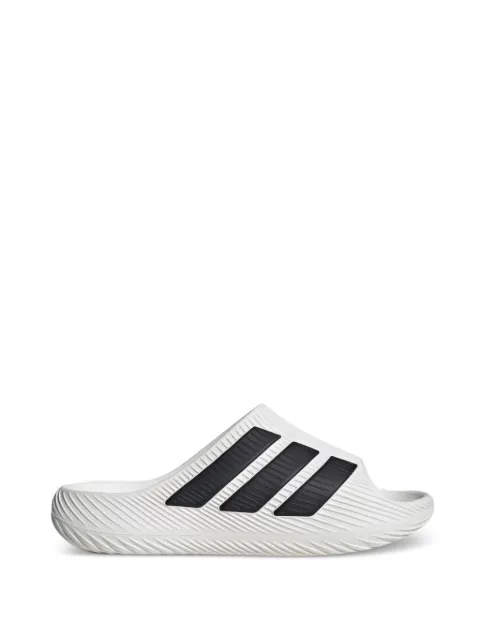 adidas Purechill striped slides White KI0054