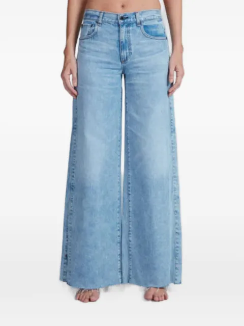 ASKK NY Longboarder raw-hem jeans Blue W1168C364