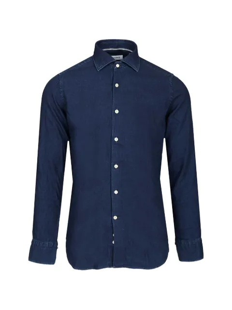 Al Duca D’Aosta 1902 dark-wash cotton shirt Blue RYE