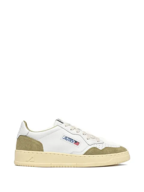 Autry Medalist panelled leather sneakers White AULWFT06