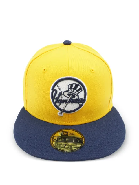 NEW ERA CAP 59FIFTY New York Yankees two-tone baseball cap Yellow NE914