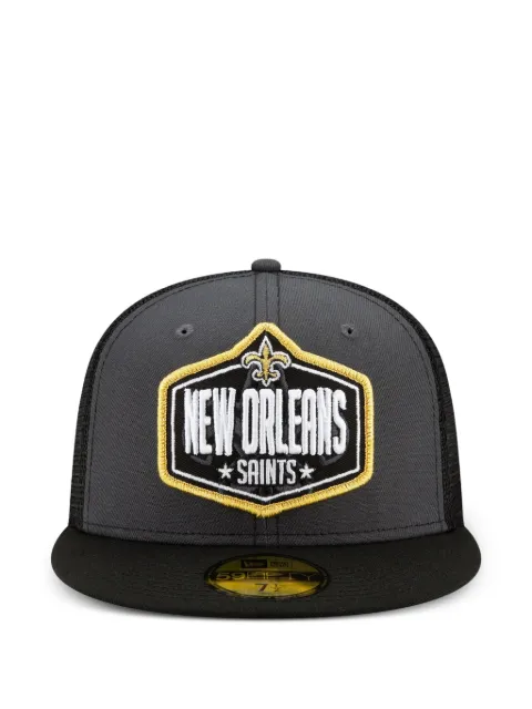 NEW ERA CAP x Orleans Saints 2021 NFL Draft 59Fifty snapback trucker hat Black NE787