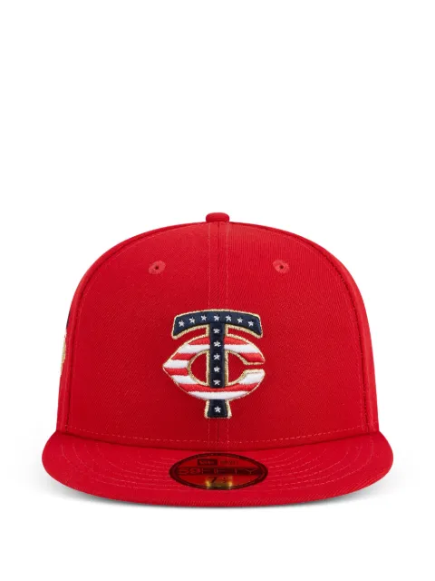 NEW ERA CAP 59FIFTY Minnesota Twins 4th of July embroidered baseball cap Red NE910