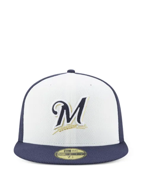 NEW ERA CAP 59FIFTY Milwaukee Brewers Diamond Era fitted cap Blue NE578