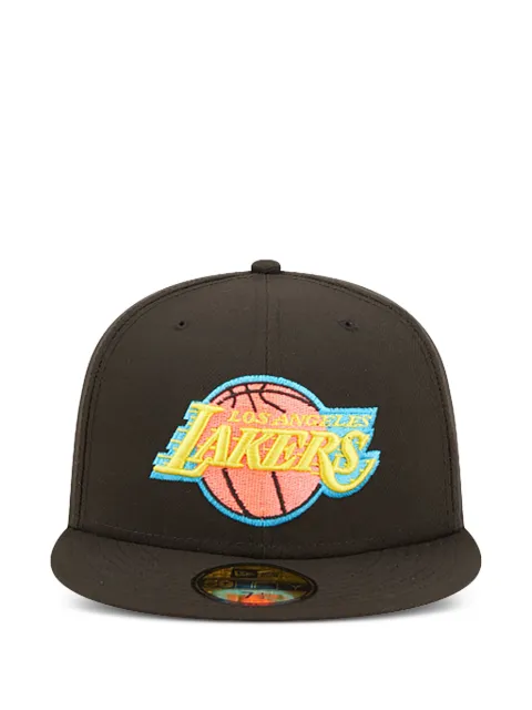 NEW ERA CAP 59FIFTY Los Angeles Lakers fitted cap hat Brown NE1056