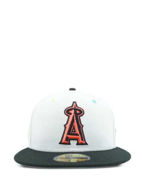 NEW ERA CAP 59FIFTY Los Angeles Angels 2002 World Series hat White NE828