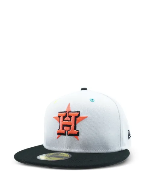NEW ERA CAP 59FIFTY Houston Astros logo-embroidered cap White NE829
