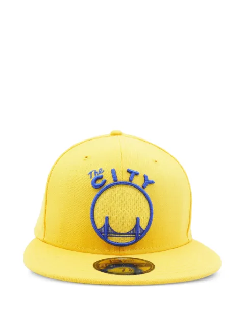 NEW ERA CAP 59FIFTY Golden State Warriors fitted cap Yellow NE1108