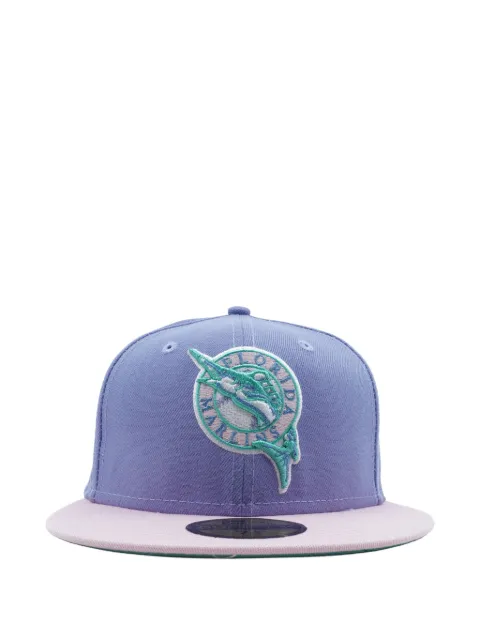 NEW ERA CAP 59FIFTY Florida Marlins patch cap Purple NE1084
