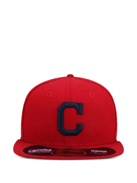 NEW ERA CAP 59FIFTY Cleveland Indians baseball cap Red NE934