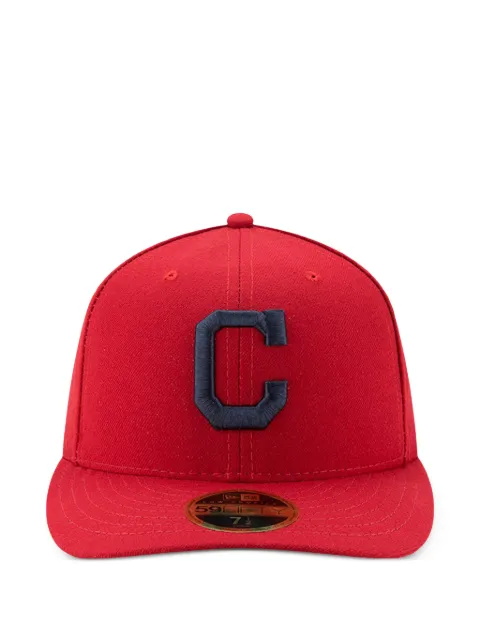 NEW ERA CAP 59FIFTY Cleveland Indians Low Profile Authentic Fitted cap Red NE982