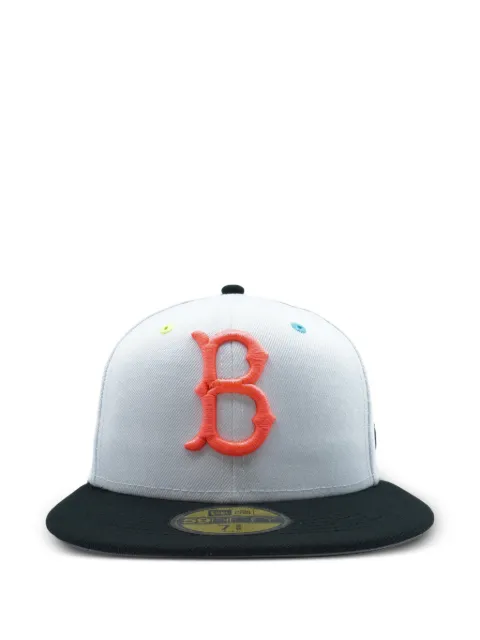 NEW ERA CAP 59FIFTY Cooperstown patch hat Grey NE834