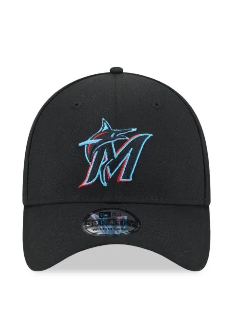 NEW ERA CAP 39 THIRTY Miami Marlins baseball cap Black NE895
