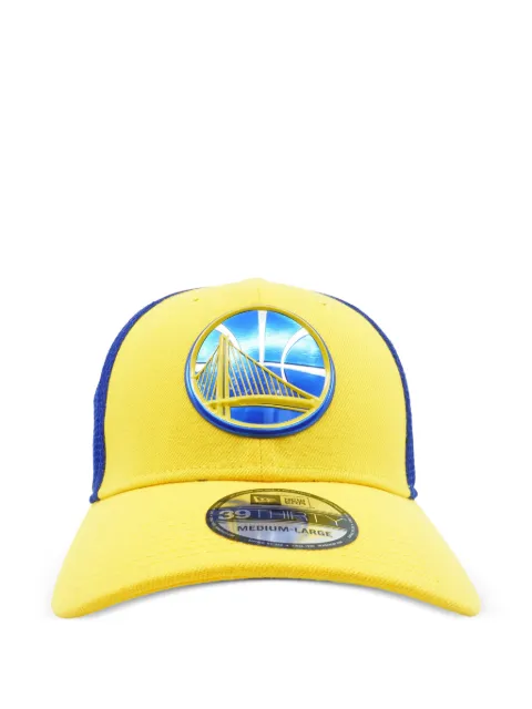 NEW ERA CAP 39THIRTY Golden State Warriors On The Court Stretch Fit cap Yellow NE638