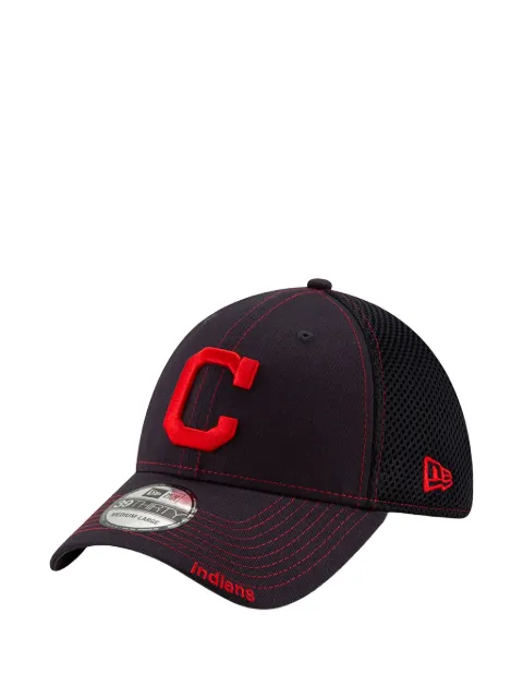 NEW ERA CAP x Cleveland Indians 2019 Classic Team 39THIRTY logo-embroidered cap Black NE712