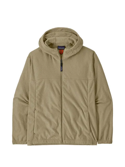 Patagonia zip-up waffle-knit hoodie Neutrals 23315