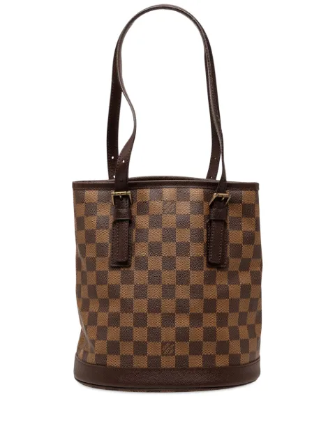 Louis Vuitton Pre-Owned 1998 Damier Ebene Marais bucket bag Brown ODSYF487ZKIAMQOF