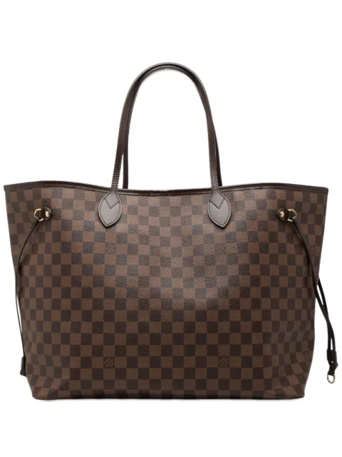 Louis Vuitton Pre-Owned 2013 Damier Ebene Neverfull GM tote bag Brown BBQ08GF08VZ2M8I2
