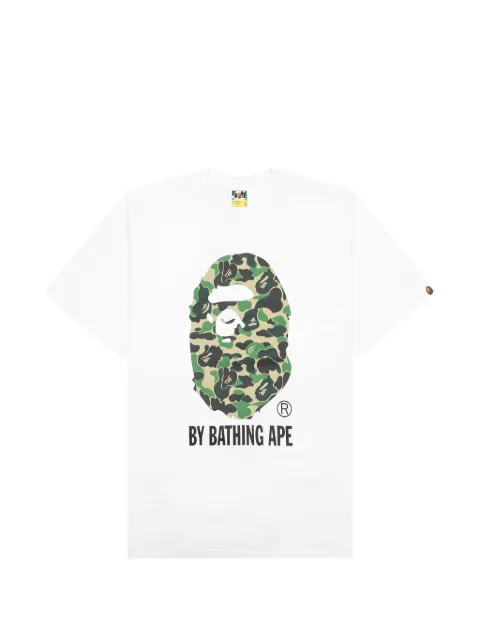 A BATHING APE® logo-patch T-shirt White 001TEL801013M