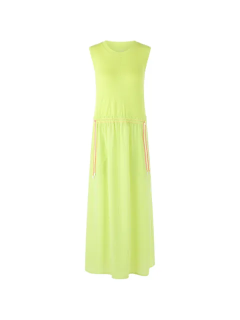 MARCCAIN drawstring-waist sleeveless midi dress Green AS2128J67