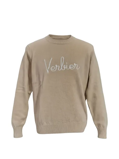 JURTA embroidered sweater Neutrals VRE0501VERBIER10008