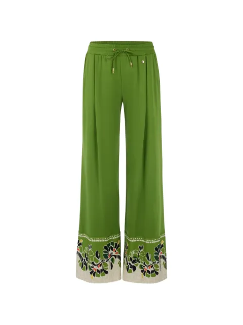 MARCCAIN Wedi floral-print palazzo pants Green AC8167J44