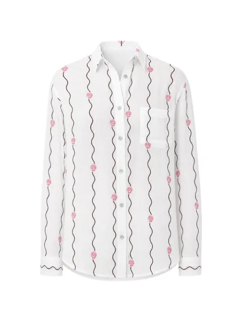 Rails Charli striped seashells shirt White 200766CHARLI