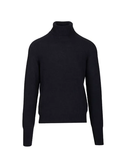 Fedeli knitted roll-neck sweater Blue MU008280