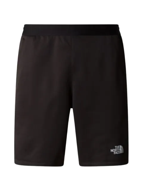 The North Face logo-patch ribbed-trim shorts Black NF0A893T