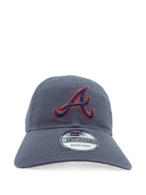 NEW ERA CAP 9TWENTY Atlanta Braves logo-embroidered baseball cap Blue NE804