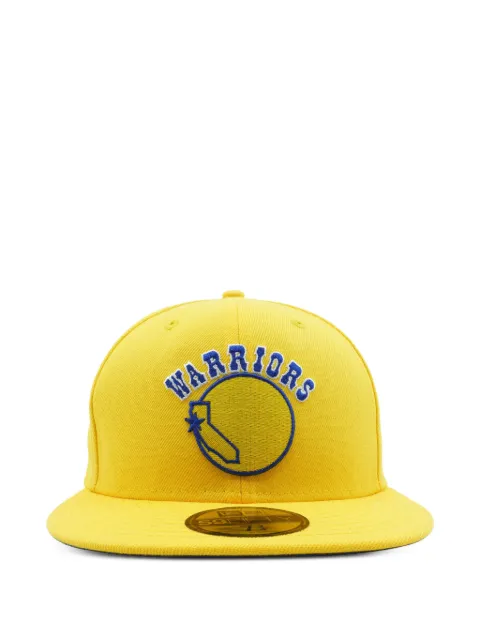 NEW ERA CAP 59FIFTY Golden State Warriors Classics Night Hardwood fitted cap Yellow NE706