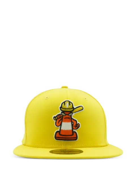 NEW ERA CAP 59FIFTY Charlotte Knights baseball cap Yellow NE766