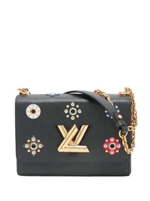 Louis Vuitton Pre-Owned 2017 Epi Mechanical Flowers Twist MM crossbody bag Black GSL1NDXJ3B3D2IHR