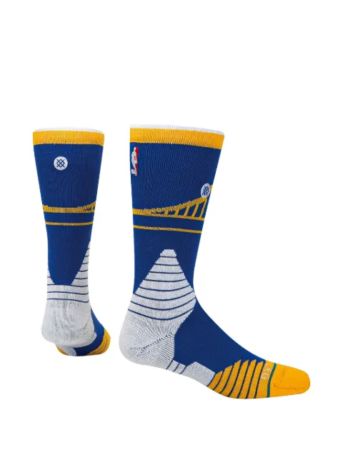 Stance x NBA Golden State Warriors Bridge intarsia-knit socks Blue M559D6CCWA
