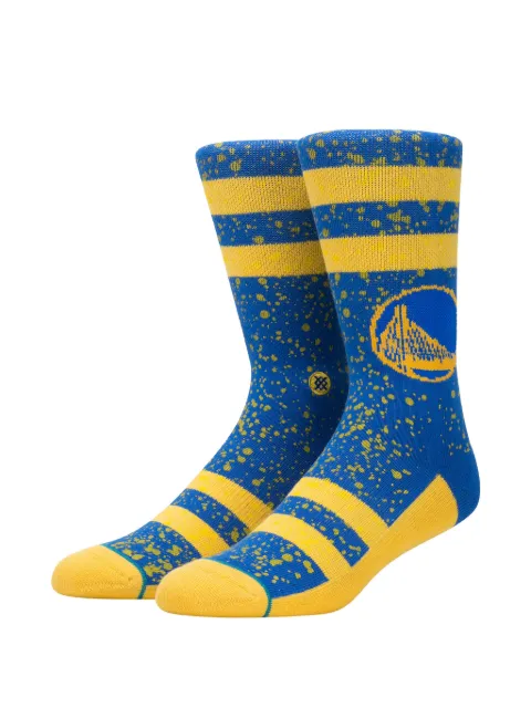 Stance NBA Golden State Warriors Overspray socks Blue M558B17OWABLU