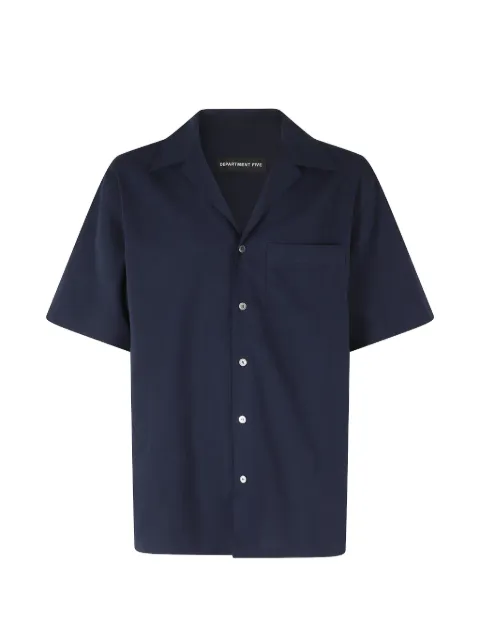 Department 5 Cape short-sleeve shirt Blue US0342TF0301