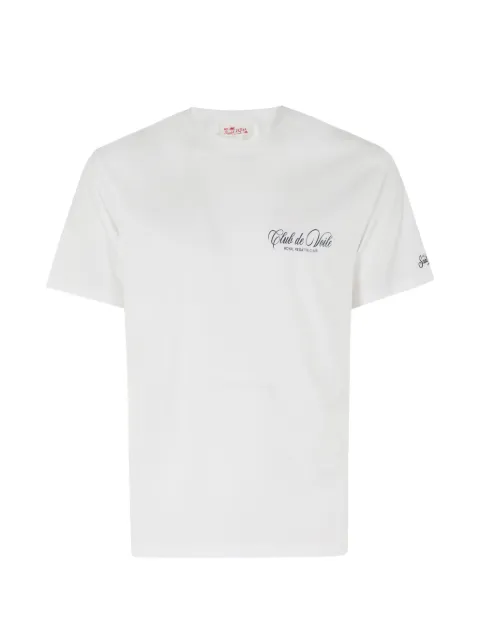 MC2 Saint Barth Portland logo-print cotton T-shirt White PRL0002