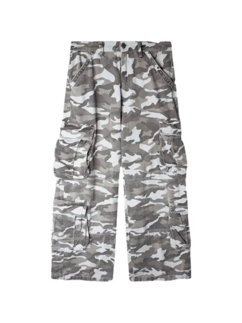 Vague Studios camouflage-print cargo pants Grey VG011
