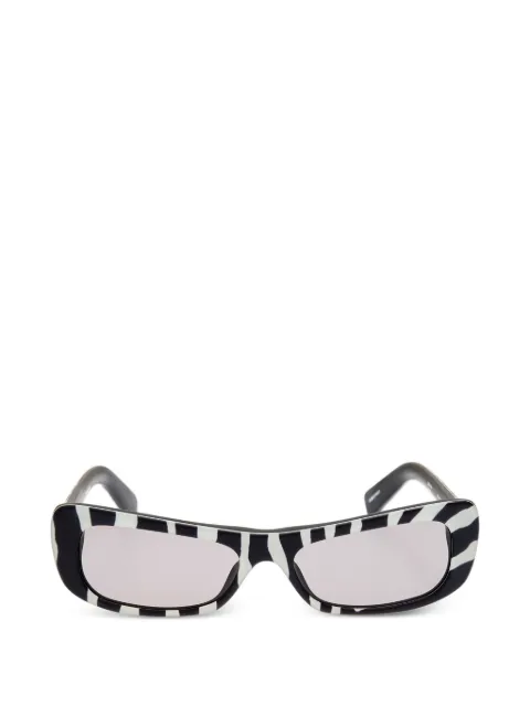 Jacquemus Capri zebra-print sunglasses Black JAC55