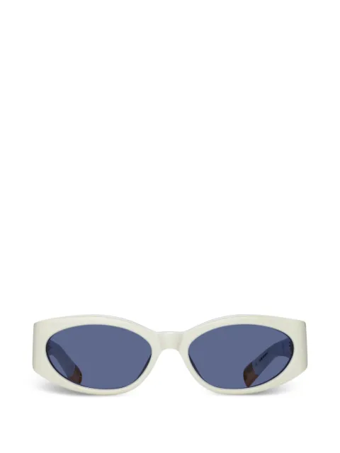 Jacquemus Ovalo oval-frame sunglasses White JAC4