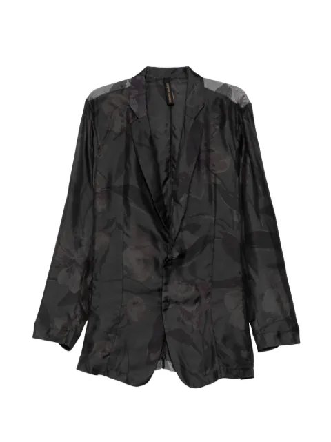 Giovanni Cavagna floral-print blazer Grey UG0941