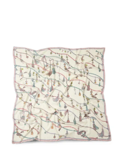 Versace Hanging Out print shawl Neutrals 10015991A18867