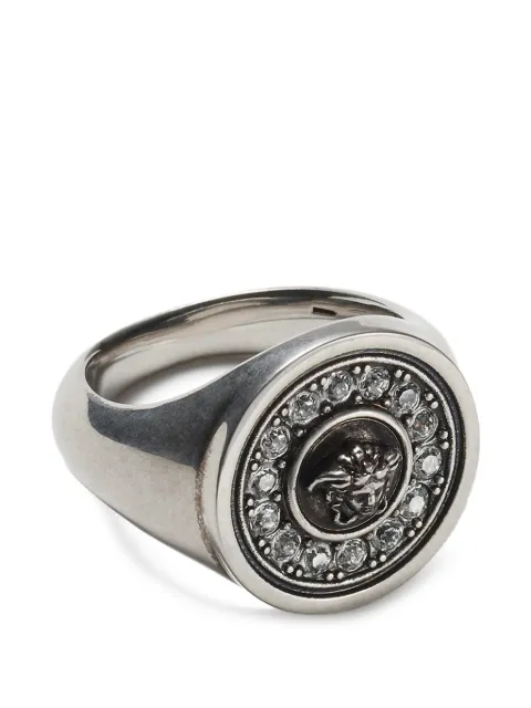 Versace Medusa crystal ring Silver 10261201A00621