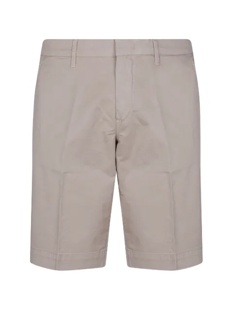 Fay logo-patch chino shorts Grey NTM8352188TGUR