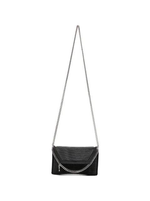 Stella McCartney Falabella sequin-embellished shoulder bag Black 581238WP0744